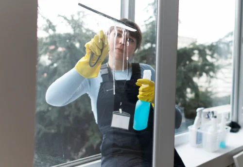 Nettoyage de vitres intérieures et extérieures à Saintigny